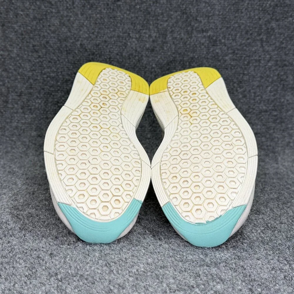 New Balance 247 v2 Running Shoes Women's Size 10 Tan Yellow Blue Athletic Retro - Picture 13 of 14